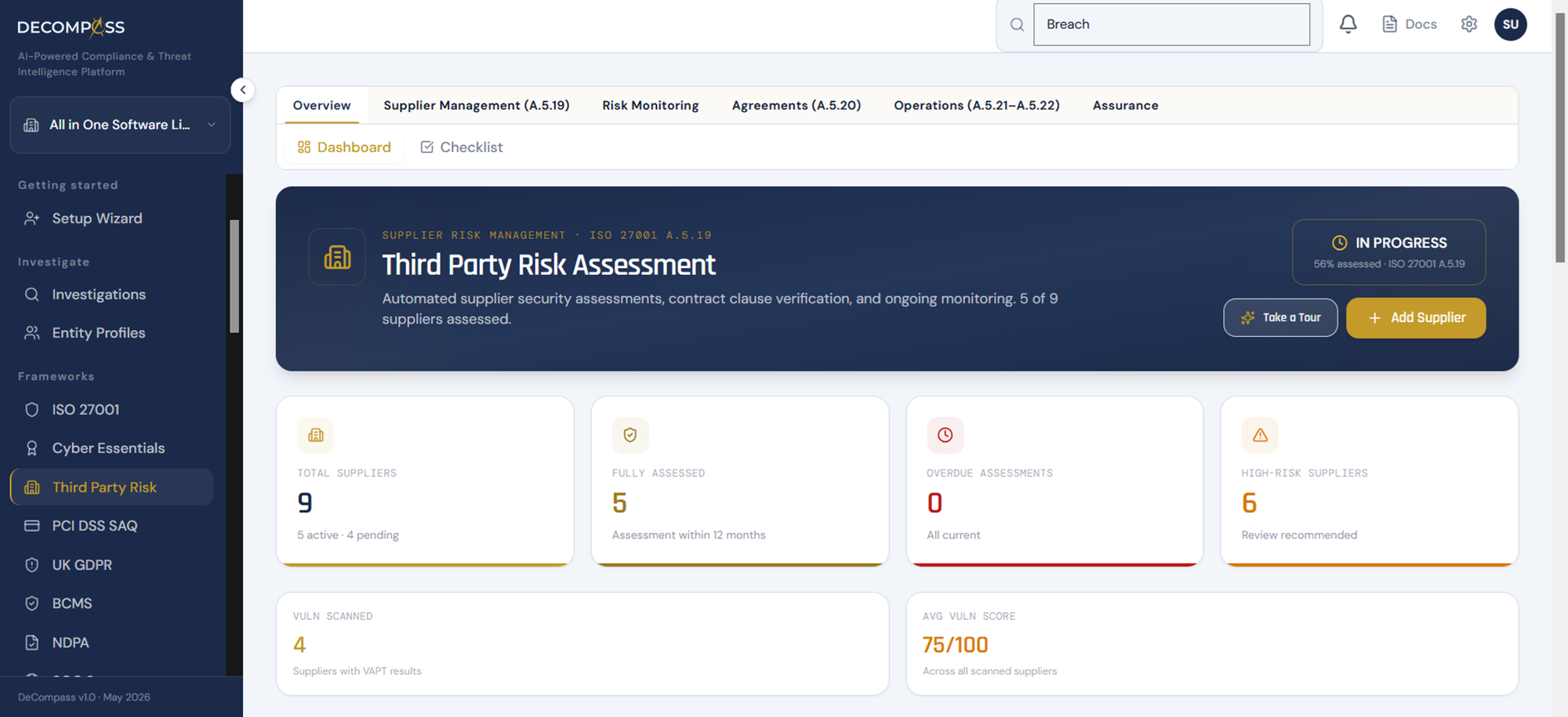 Third Party Risk Assessment